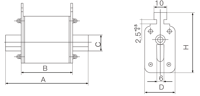 Fusível Nh Ultra-Rápido T 2 450 A (10824055) na Eletro FM