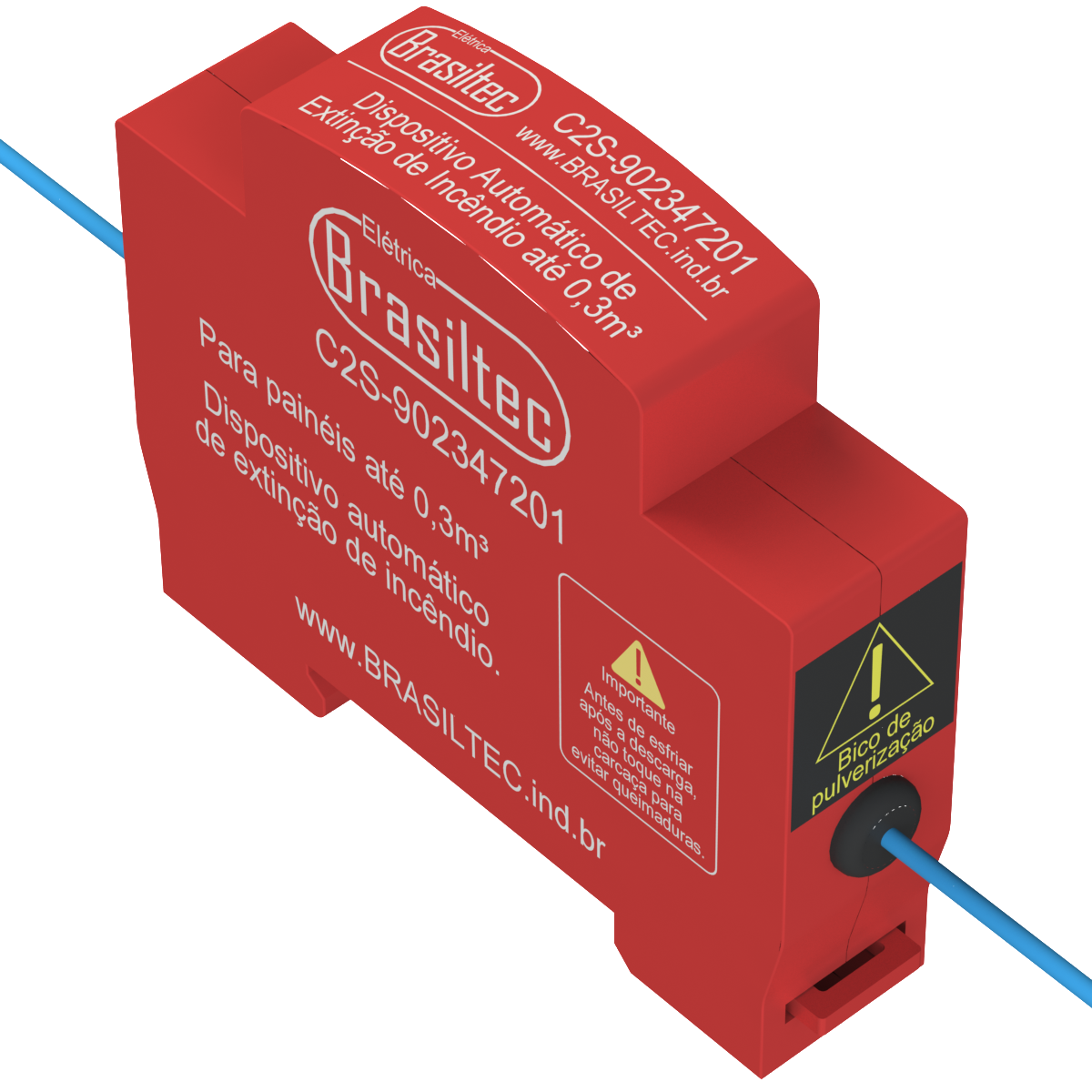 Protetor de Incendio para Paineis Eletricos ate 0,3M3