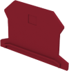 Placa Final Vermelha para Borne 4MM² ate 10MM² Linha Bp3 - Série 3
