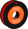 Anilha Letra S Cor Vermelha para Cabo 0,75MM² Rolo com 1000 Numeros