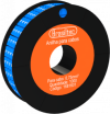 Anilha Numero 4 Cor AZul para Cabo 0,75MM² Rolo com 1000 Numeros
